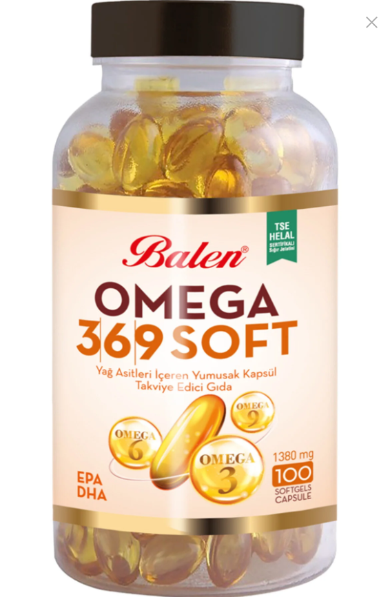 Balen Omega 3-6-9 Soft, 1380 мг, 100 капсул
