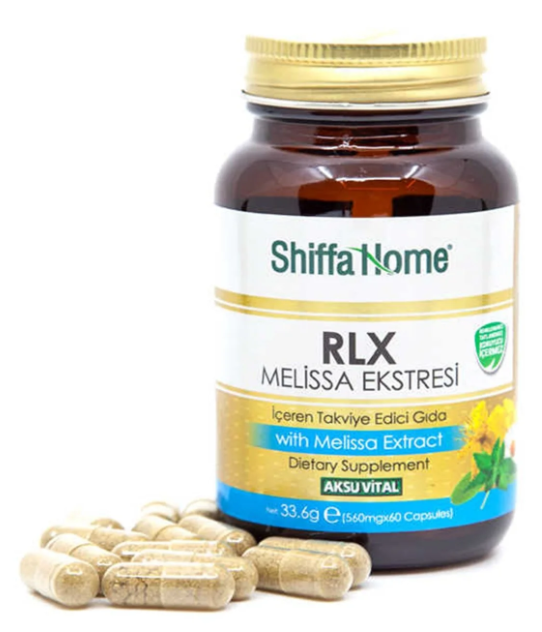 ShiffaHome RLX Melissa Ekstresi (Lemon Balm Extract) 60 Capsules