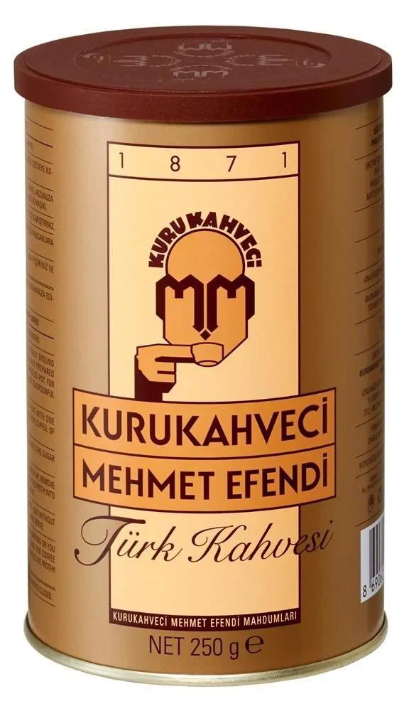 Кофе молотый Kurukahveci Mehmet Efendi Турецкий Арабика 100% 250 гр. 1шт.