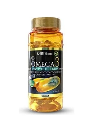 ShiffaHome Omega 3 Fish Oil 1000 mg 60 Capsules