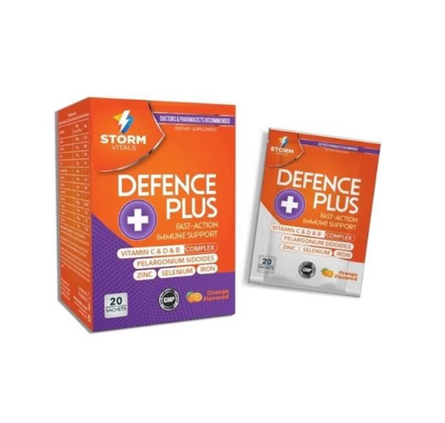 Storm Vitals Defence Plus Fast-Action саше для иммунитета, 20 пакетов