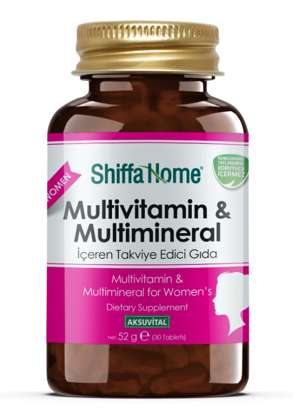 Shiffa Home Multivitamin & Multimineral for Women, таблетки, 30 шт