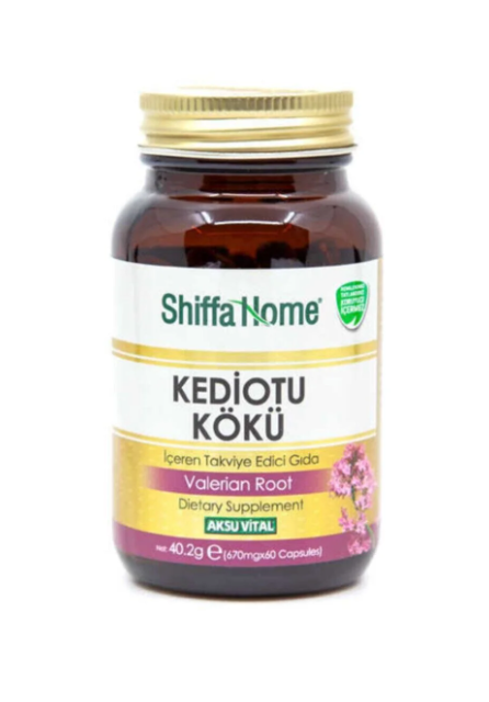 ShiffaHome Kediotu Kökü (Valerian Root) 60 Capsules