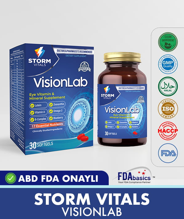 Storm Vitals VisionLab комплекс для зрения, 30 капсул