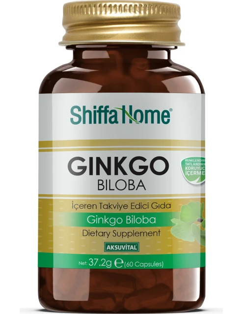 ShiffaHome Ginkgo Biloba 60 Capsules