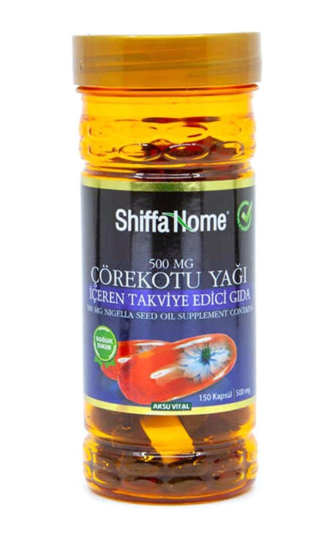 ShiffaHome Black Seed Oil 500 mg 150 Softgel Capsules