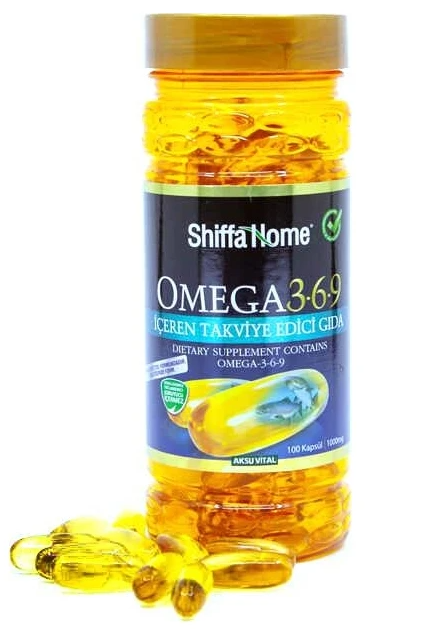 ShiffaHome Omega 3-6-9 1000 mg 100 Capsules