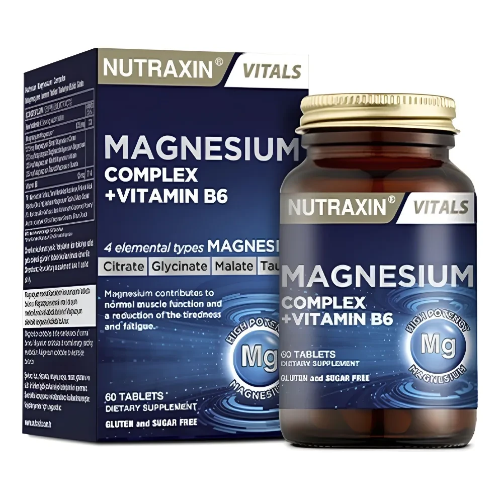 Magnesium Citrate, NUTRAXIN, Магний, 250 мг, 60 таблетки
