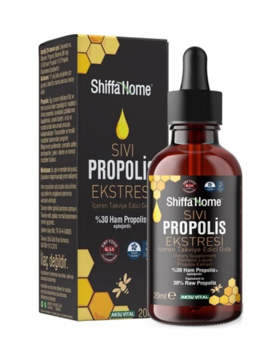 ShiffaHome Sıvı Propolis Ekstresi %30 Raw Propolis 20 ml