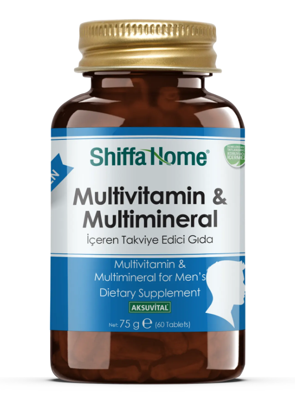 Shiffa Home Multivitamin & Multimineral for Men, таблетки, 60 шт