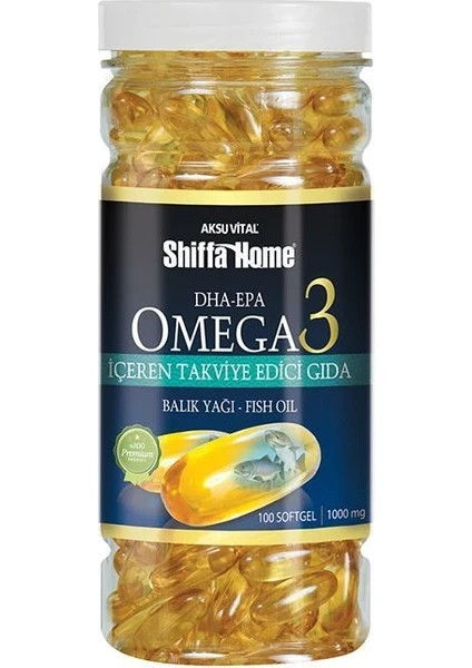 Shiffa Home Omega 3 1000 mg 100 Capsule
