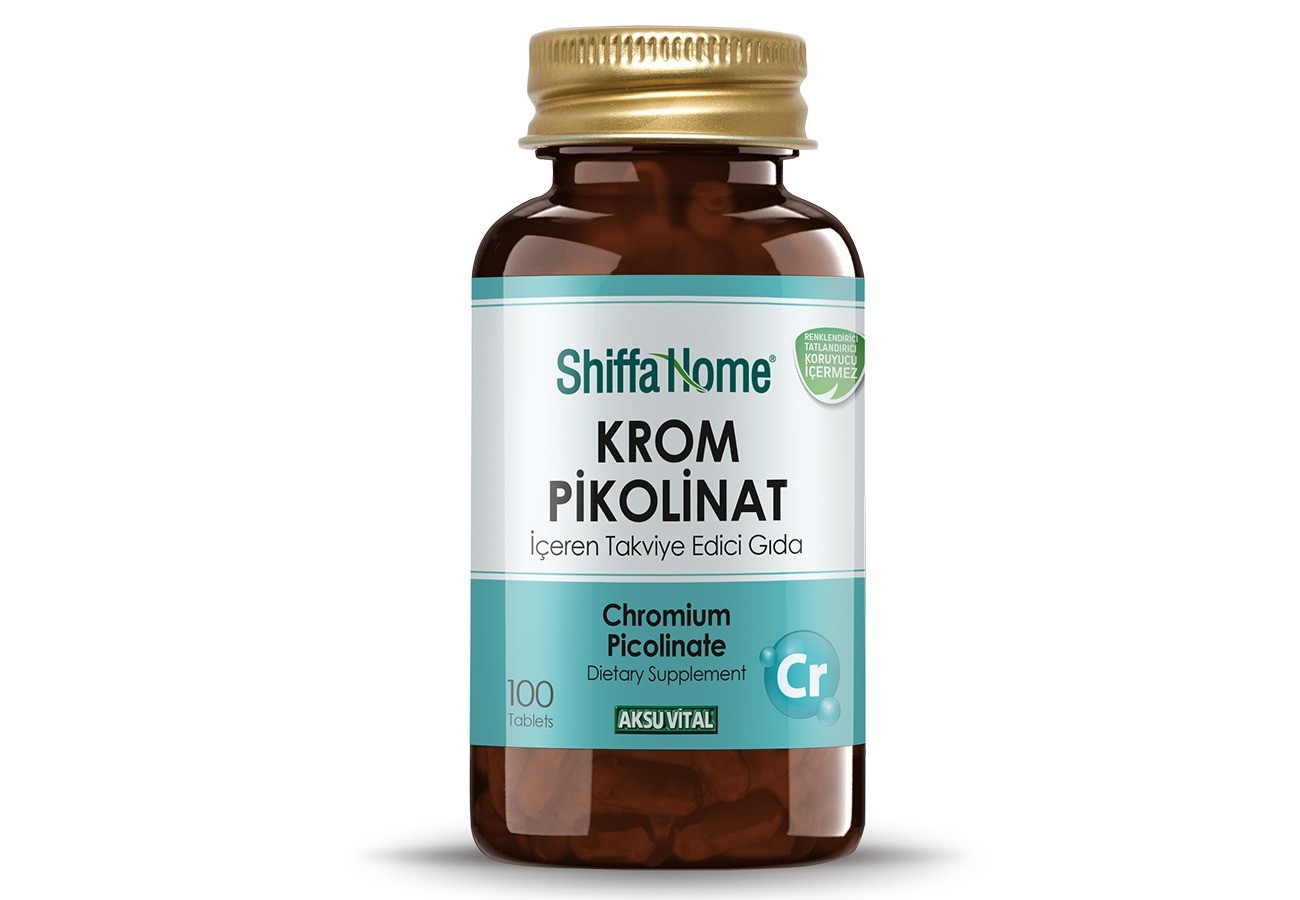 Shiffa Home Krom Pikolinat 200 mcg 100 Tablet