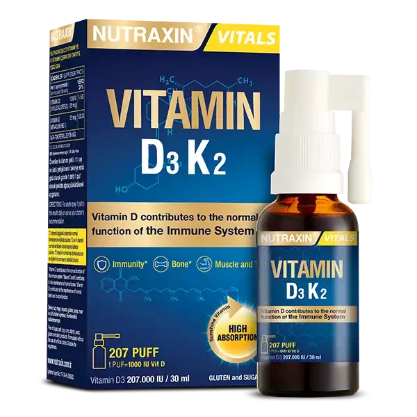 Nutraxin Vitamin D3K2 Spray 30 ml