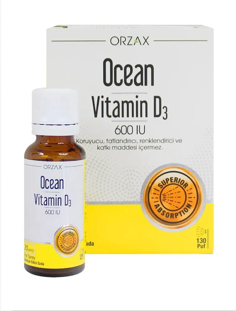 Orzax Ocean Vitamin D 600 IU Spray 20 ml